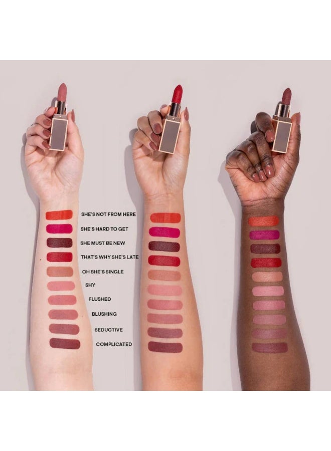 Patrick Ta Major Beauty Headlines - Matte Suede Lipstick, 4ml - Se***tive - Image 4