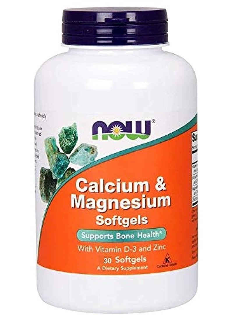 Calcium Magnesium Vitamin D Capsules 30s
