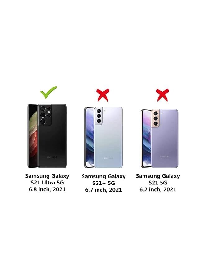 PROMASS [2+2 Pack] for Galaxy S21 Ultra 5G Screen Protector Tempered Glass with，2 Pack Camera Lens Protector，Full Coverage 9H hardness HD Anti-scratch Shatter-proof - Image 4