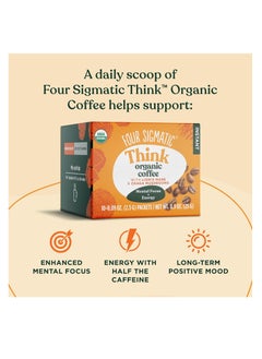 Four Sigmatic FOUR SIGMATIC medium roast Think Organic Coffee With Lion's Mane & Chaga Mushroom 25g 10 Packets  - Image 5