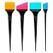 Colortrak Flexi Brush Set 4 Pack Tools for Precise Hair Coloring Root TouchUps Highlighting Blending and Dye Application Serrated Head Angled Head and Straight Brushes Included - Image 2