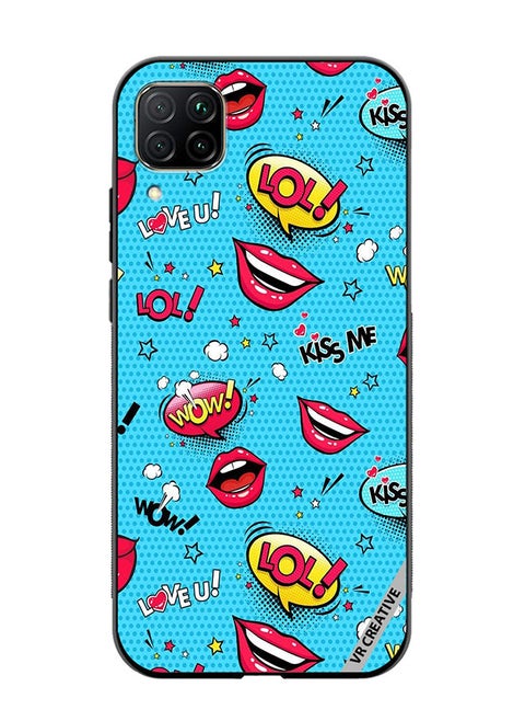 Protective Case Cover For Huawei Nova 7i/P40 Lite Pop Art Design Multicolour