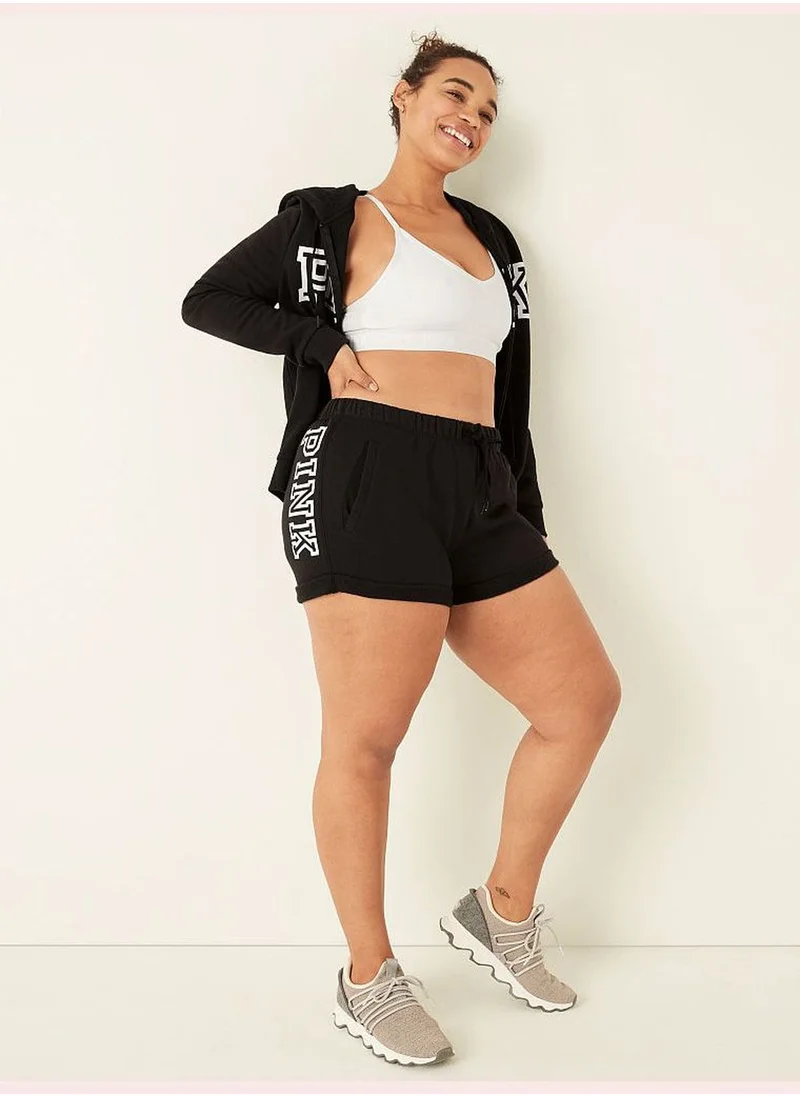 PINK 4.25" Rolled Hem Sweat Shorts