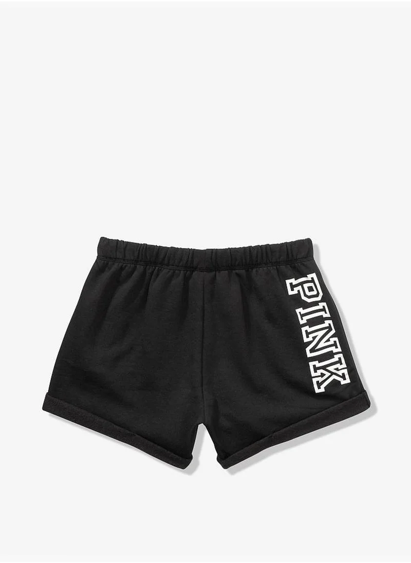 PINK 4.25" Rolled Hem Sweat Shorts
