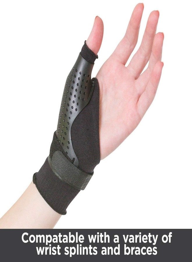 BraceAbility Undersleeve for Plastic Thumb Splint | Soft Protective Hand Sock to Wear Under Thumb & Wrist Braces - Image 4