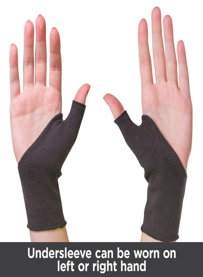 BraceAbility Undersleeve for Plastic Thumb Splint | Soft Protective Hand Sock to Wear Under Thumb & Wrist Braces - Image 3