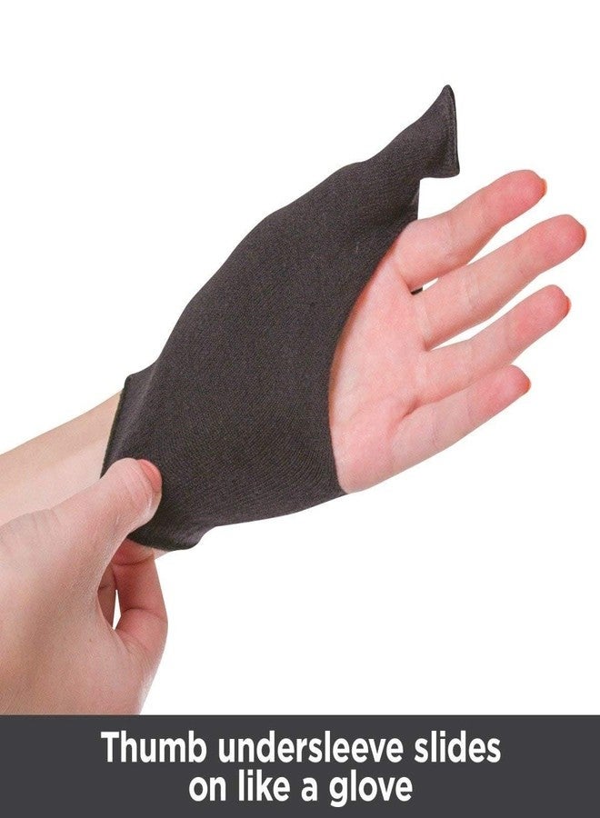 BraceAbility Undersleeve for Plastic Thumb Splint | Soft Protective Hand Sock to Wear Under Thumb & Wrist Braces - Image 2