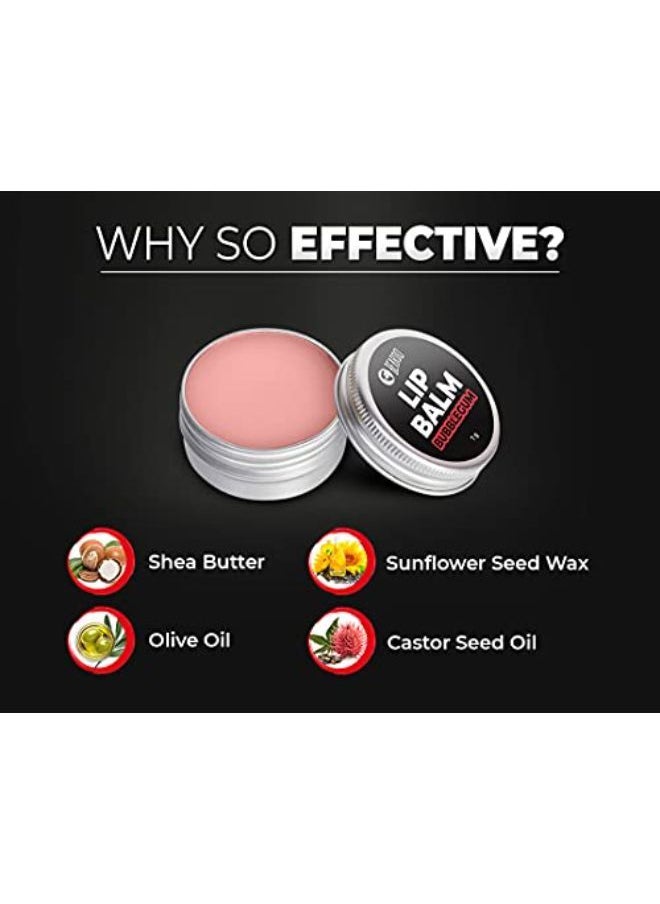 BEARDO - Bubblegum Lip Balm For Men 7 Gm | For Soft Kissable Lips | Lip Care For Dry, Cracked And Chapped Lips | Lip Repair & Protection - Image 1
