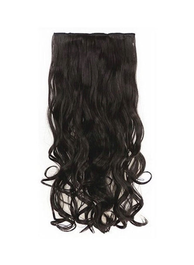 NIBEMINENT Long Hair Extension Black 120grams