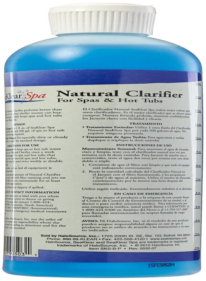 SeaKlear Natural Clarifier for Spas, 1 Pint Bottle - Image 2