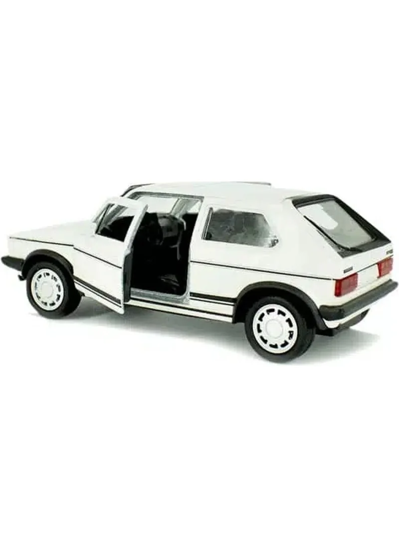 توبروك ستور Volkswagen Golf Gti Mk1 Classic Car 1:34 Scale Model Opening Doors Licensed Product White