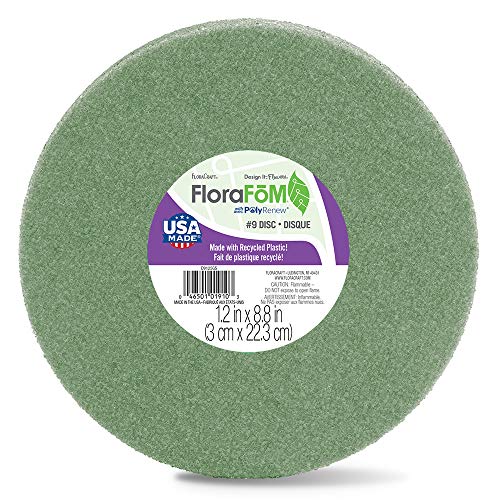 FloraCraft FloraFōM Disc 1.2 Inch x 8.8 Inch Green - Image 1