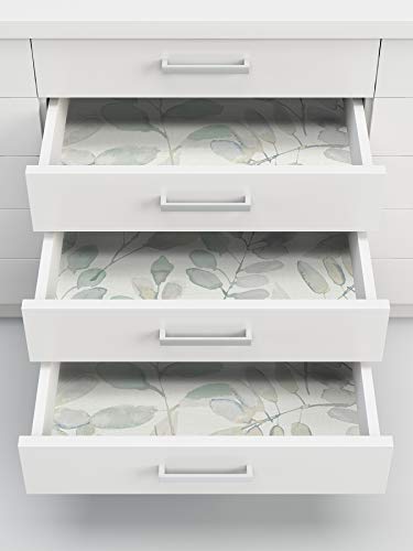 InHome NHS3764 Fable Leaf Peel Stick Wallpaper, White & Off-White - Image 4
