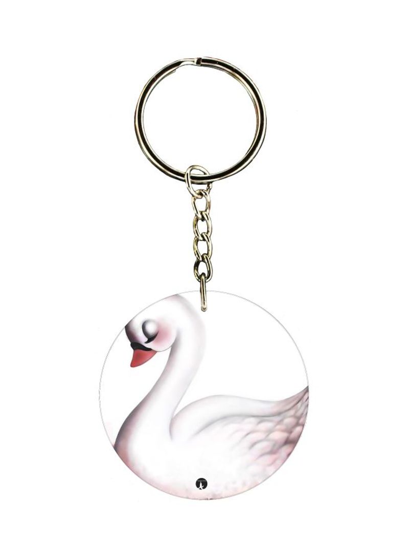 RKN The Swan Theme Keychain