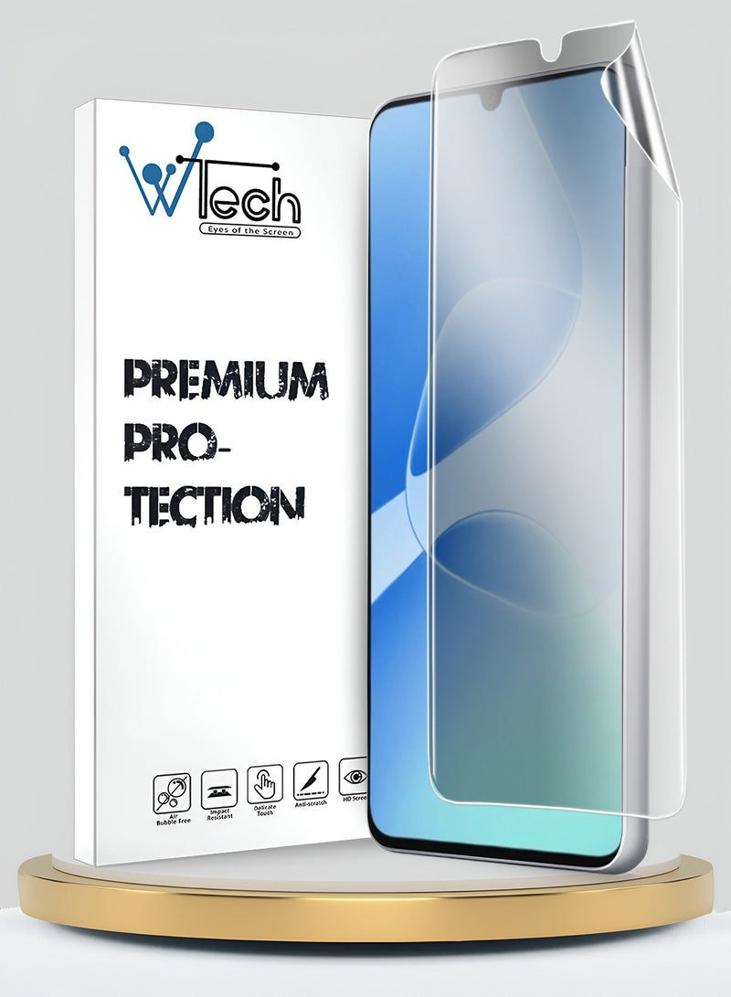 دبليو تيك Infinix Hot 60i 5G 2025 Premium Hydrogel Anti Spy / Anti Privacy Film واقي شاشة رقيق ومرن (MSHFMP) - شفاف - Image 1