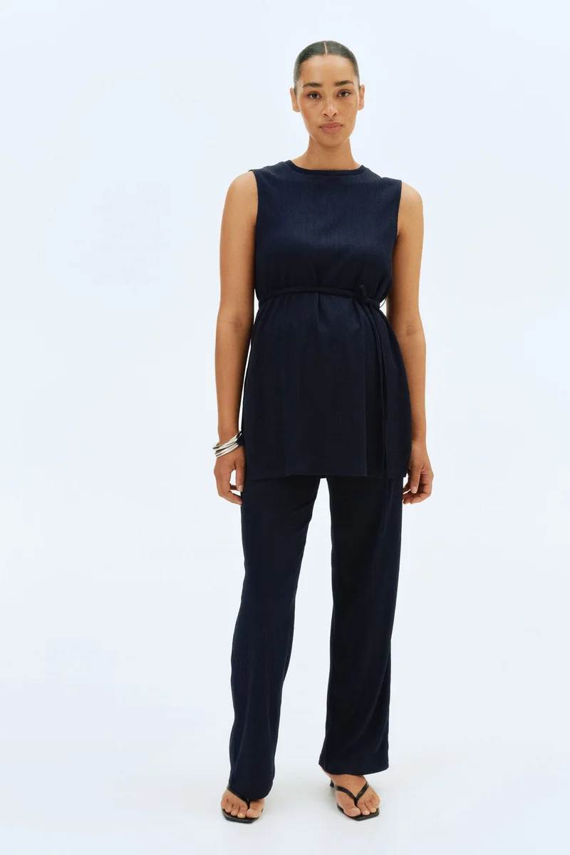 H&M MAMA 2-piece textured jersey set