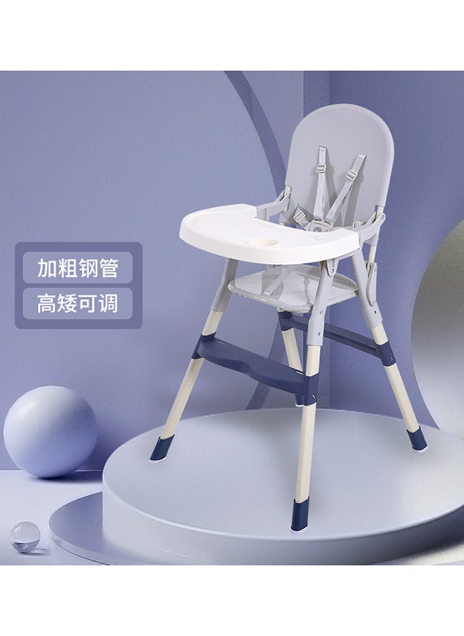 kiddoz Dining Baby High Chair - Blue  - Image 2