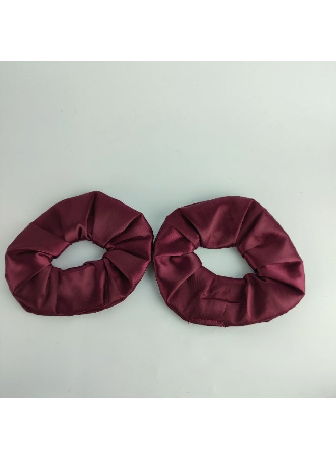 2 توكة شعر ستان -ناعمة-كبيرة -تحمى الشعر من التقصف - Image 1