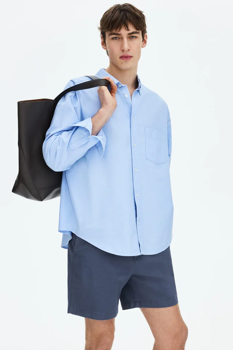 Regular Fit Cotton chino shorts