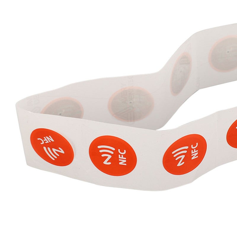 NFC Sticker 25mm Waterproof PVC - 504 Bytes NDEF Rewritable Memory NFC Tag for Outdoor Wet Environments, Social Media Sharing, NFC-Enabled Android Devices - Image 4