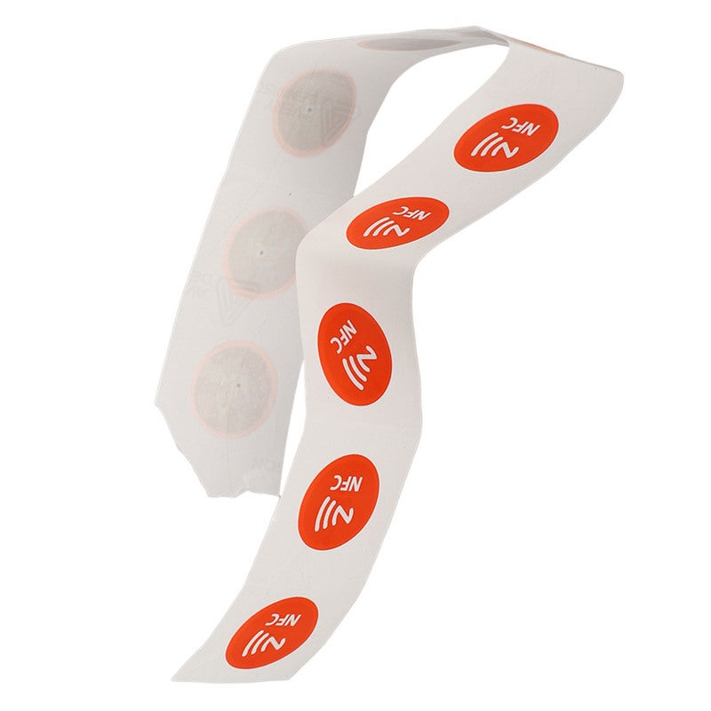 NFC Sticker 25mm Waterproof PVC - 504 Bytes NDEF Rewritable Memory NFC Tag for Outdoor Wet Environments, Social Media Sharing, NFC-Enabled Android Devices - Image 2