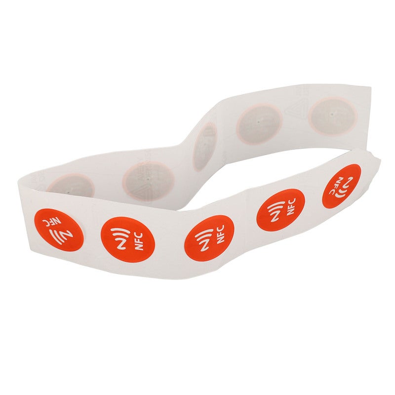 NFC Sticker 25mm Waterproof PVC - 504 Bytes NDEF Rewritable Memory NFC Tag for Outdoor Wet Environments, Social Media Sharing, NFC-Enabled Android Devices - Image 1