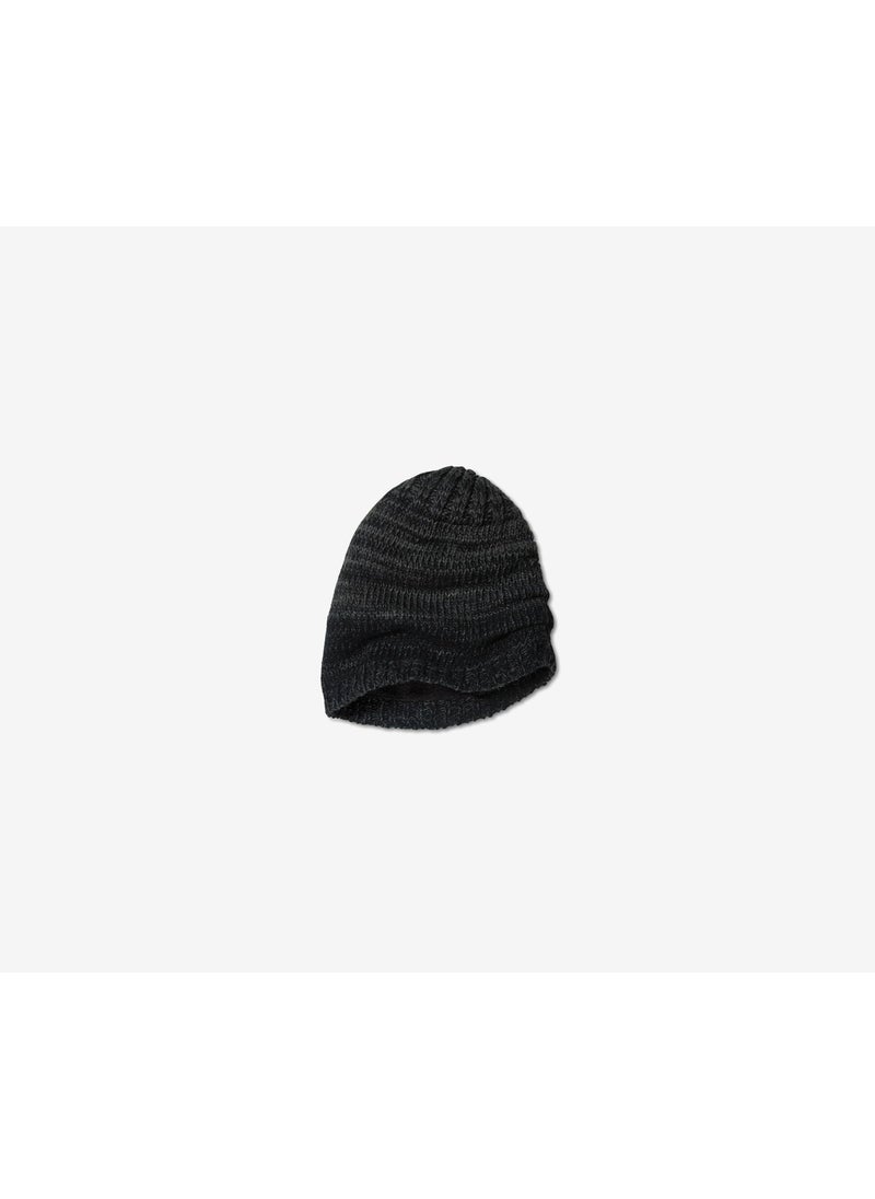 Tchibo Kid Boys Knitted Beanie Hat, Black  - Image 2