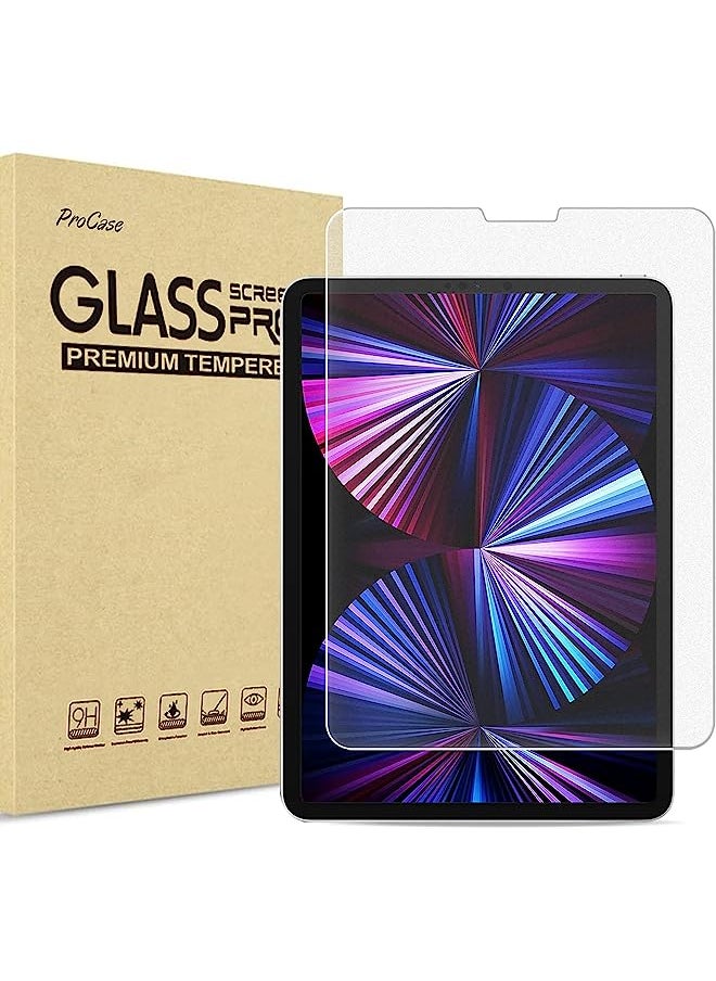 Procases - Matte Screen Protector For Ipad Pro 11 Inch 2022 2021 2020 2018, Anti-Fingerprint Matte Tempered Glass Screen Film Guard Screen Protector For Ipad Pro 11” 4Th 3Rd 2Nd 1St Gen - Image 1