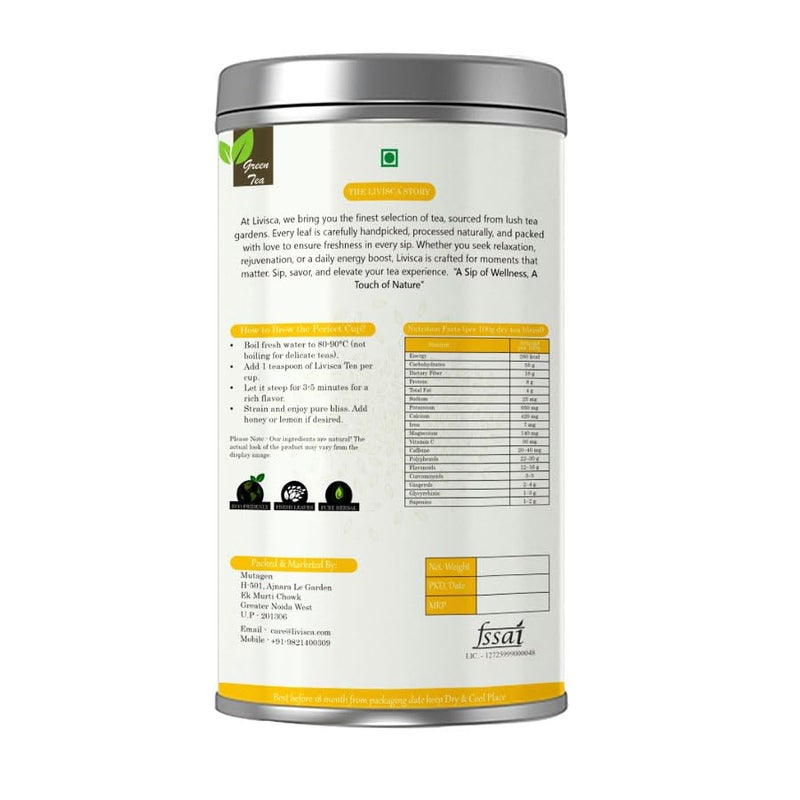 Livisca Cholesterol Management Tea,100gms | Blood Sugar Regulation | Cholesterol Management | Liver Protection | Digestive Health | Rich in Nutrients - Image 2