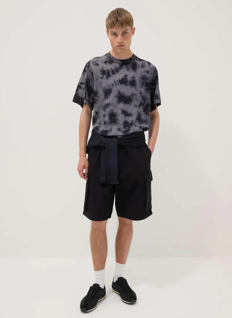 Ovs OVS  Pure Cotton T-Shirt With Tie-Dye Print