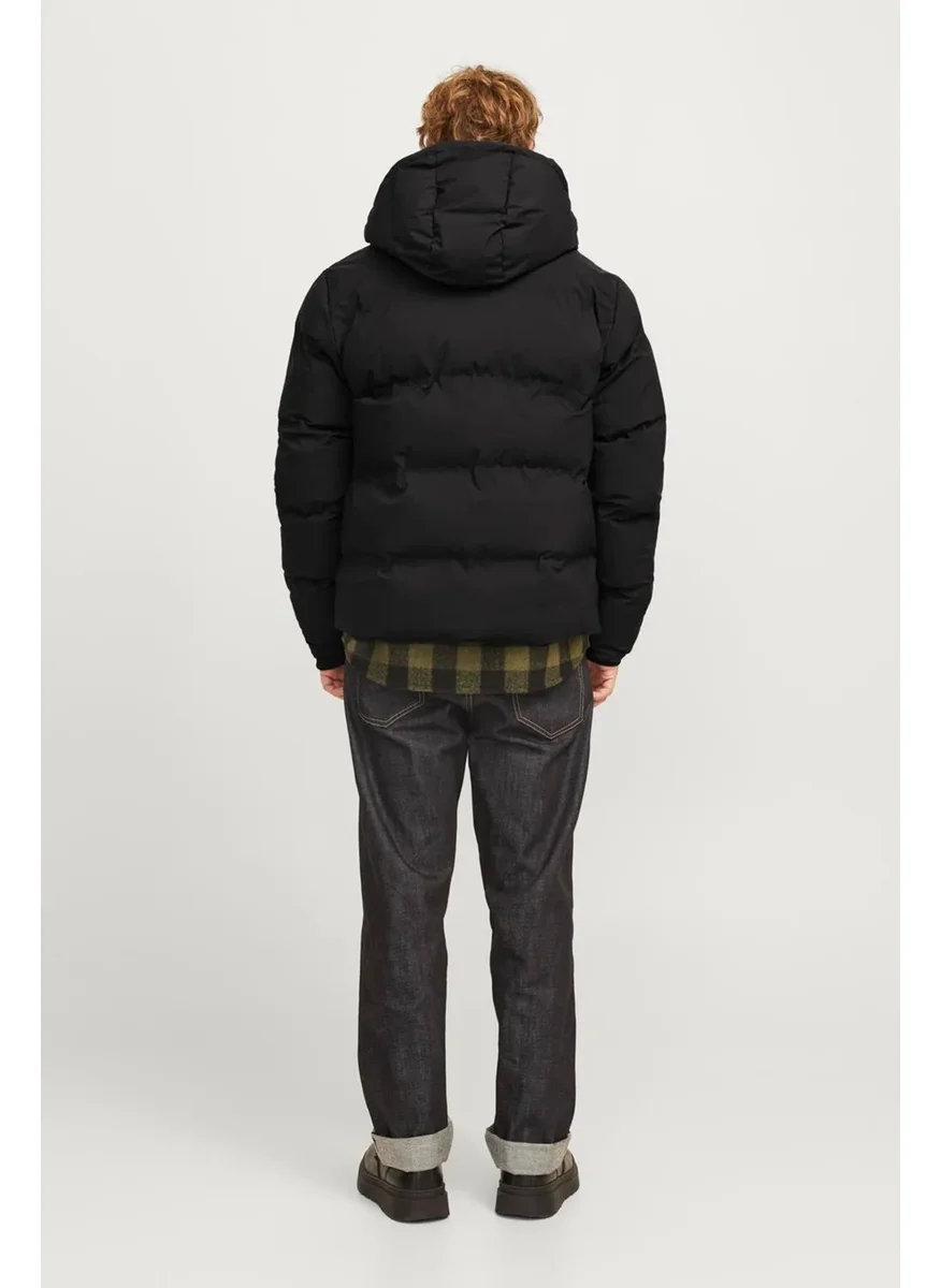 Jack Jones Men's Jjpayne Puffer Jacket - Black