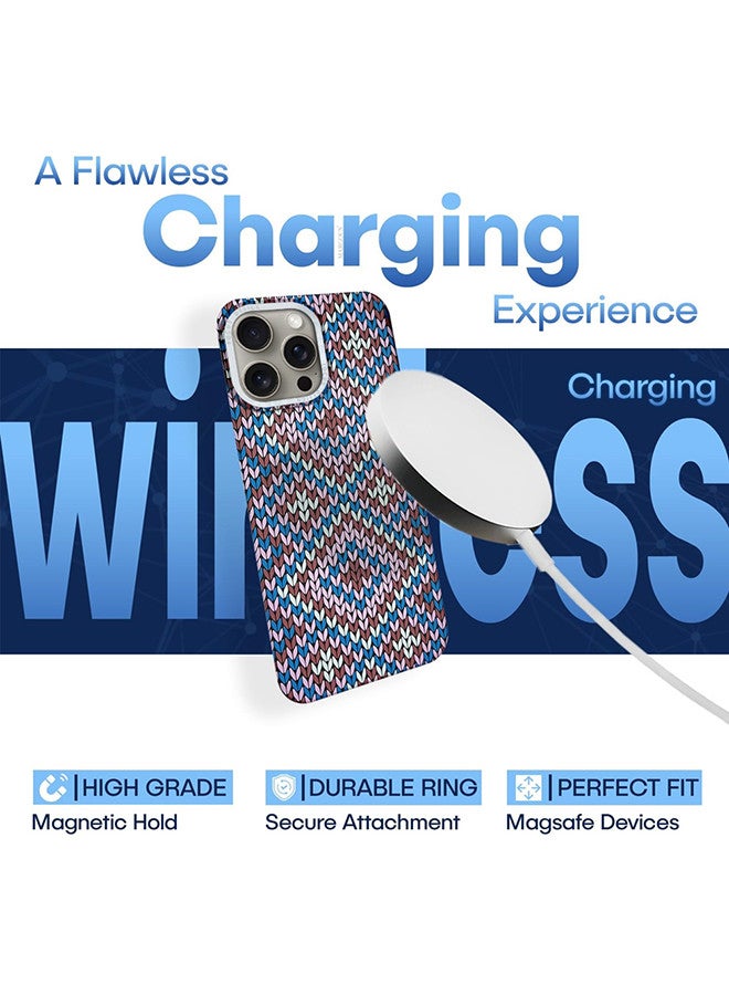 CATANES iPhone 15 Pro Max Case Cover with a Caseless Feel, Glow in The Dark, Aramid Fiber Woven / X Aries - Purple - Image 3