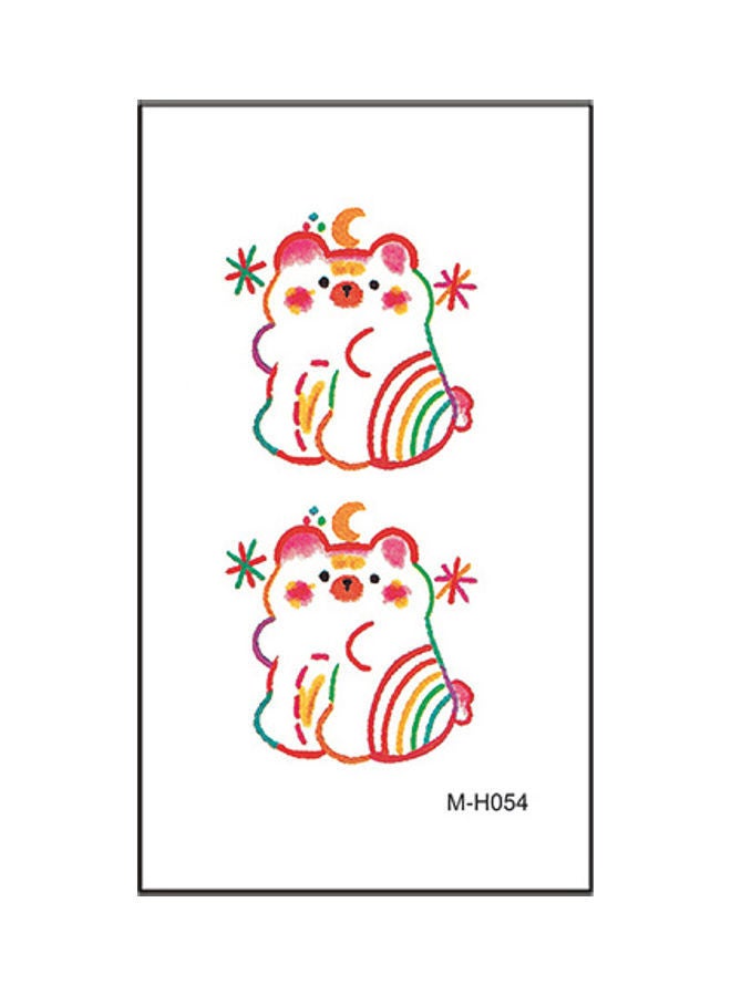 NIBEMINENT Waterproof Fashionable Temporary Tattoo Sticker Multicolour - Image 1