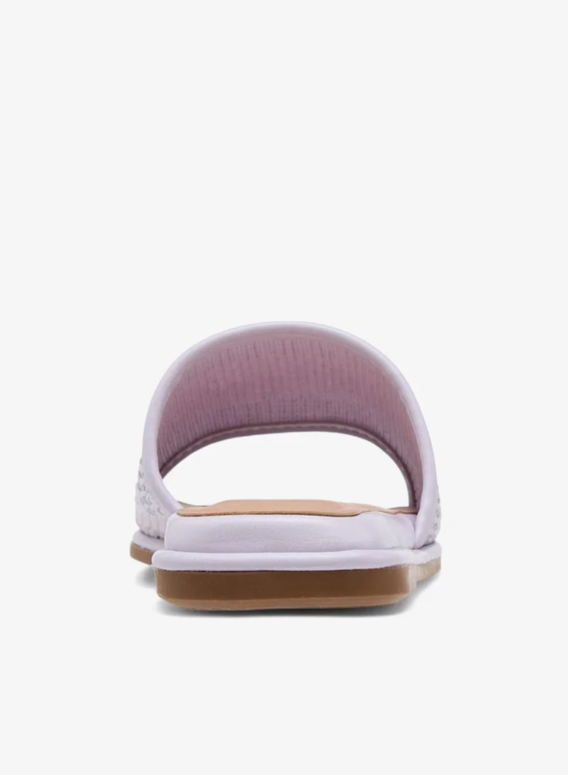 ليتل ميسي صنادل مسطحة بناتي مزينة