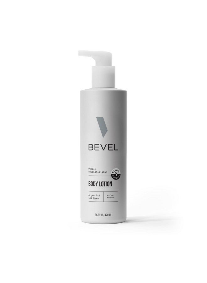 Bevel Bevel All Day Body Lotion for Men with Shea Butter and Argan Oil, Lightweight Formula Softens and Smoothes Skin, 16 Oz (Packaging May Vary) - Image 1