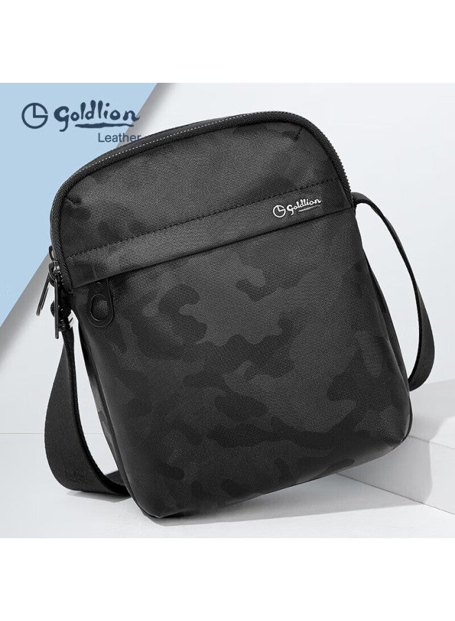 Goldlion Men's Vertical Single Shoulder Bag Large Capacity Lightweight Crossbody Bag Birthday Gift - Image 1