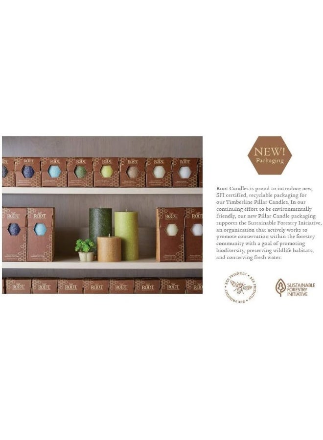 Root Candles 336276 Unscented Timberline Pillar Candle  3 x 6Inches Sky - Image 2