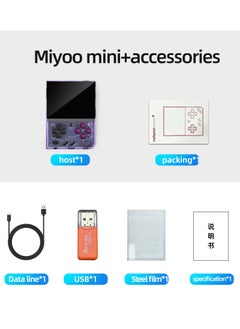 Miyoo Miyoo Mini Plus+ Portable GBA Game PS1 Handheld Game Console(Purple 64G)  - Image 3