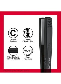 Revlon Revlon Smooth and Straight Ceramic Flat Iron | Fast Results, Smooth Styles (1 in)  - Image 5