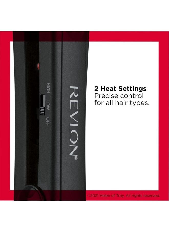 Revlon - Revlon Smooth and Straight Ceramic Flat Iron | Fast Results, Smooth Styles (1 in) - Image 1