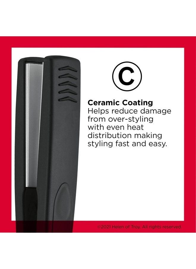 Revlon - Revlon Smooth and Straight Ceramic Flat Iron | Fast Results, Smooth Styles (1 in) - Image 1