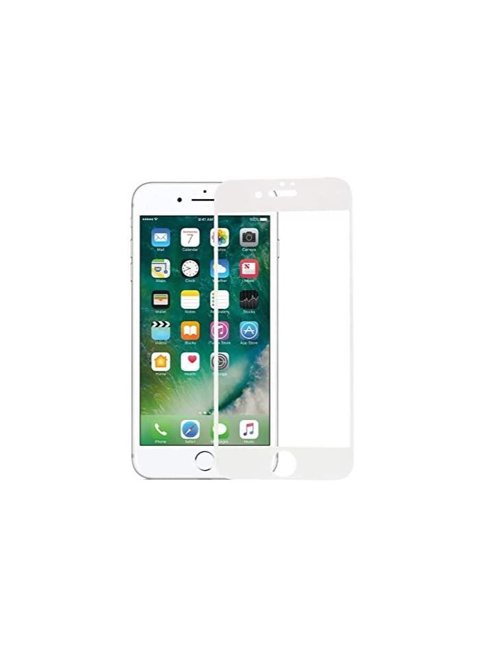 واقي شاشة نانو فيلم لهاتف iPhone 8 / 7 مقاس 4.7 بوصة، أبيض - Image 1
