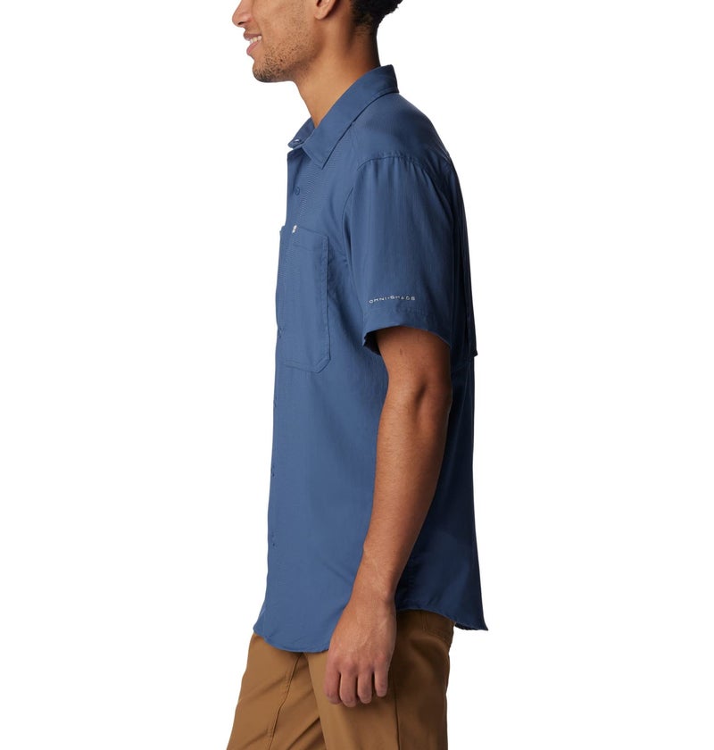 Columbia Men's Silver Ridge Utility Lite Short Sleeve, Dark Mountain, Large - Image 3