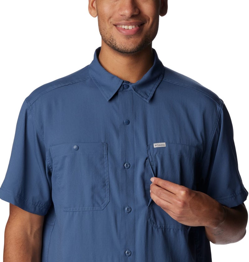 Columbia Men's Silver Ridge Utility Lite Short Sleeve, Dark Mountain, Large - Image 4
