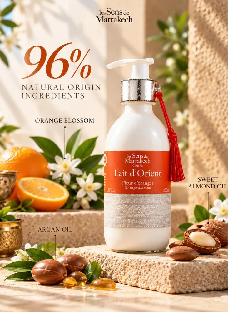 Les Sens De Marrakech  Orient Body Milk Orange Blossom 250 ml  | Best Price UAE