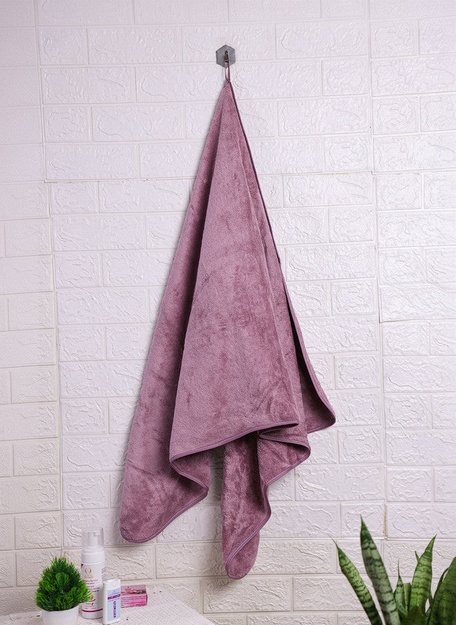 Fezora Green & Mauve 3-Piece 450 GSM Bath Towel Set - Image 4