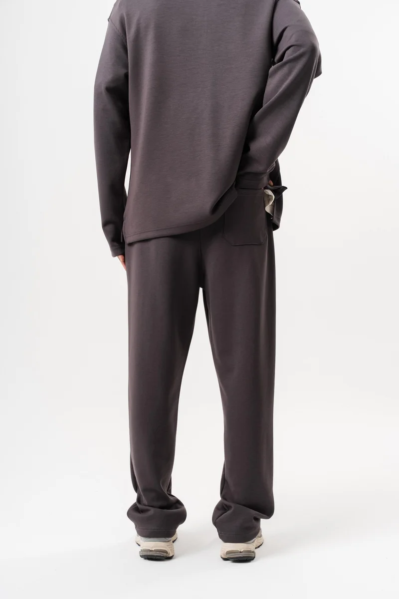 RESPIRE Men's Modal Baggy Sweatpants Smoke Grey (Füme)