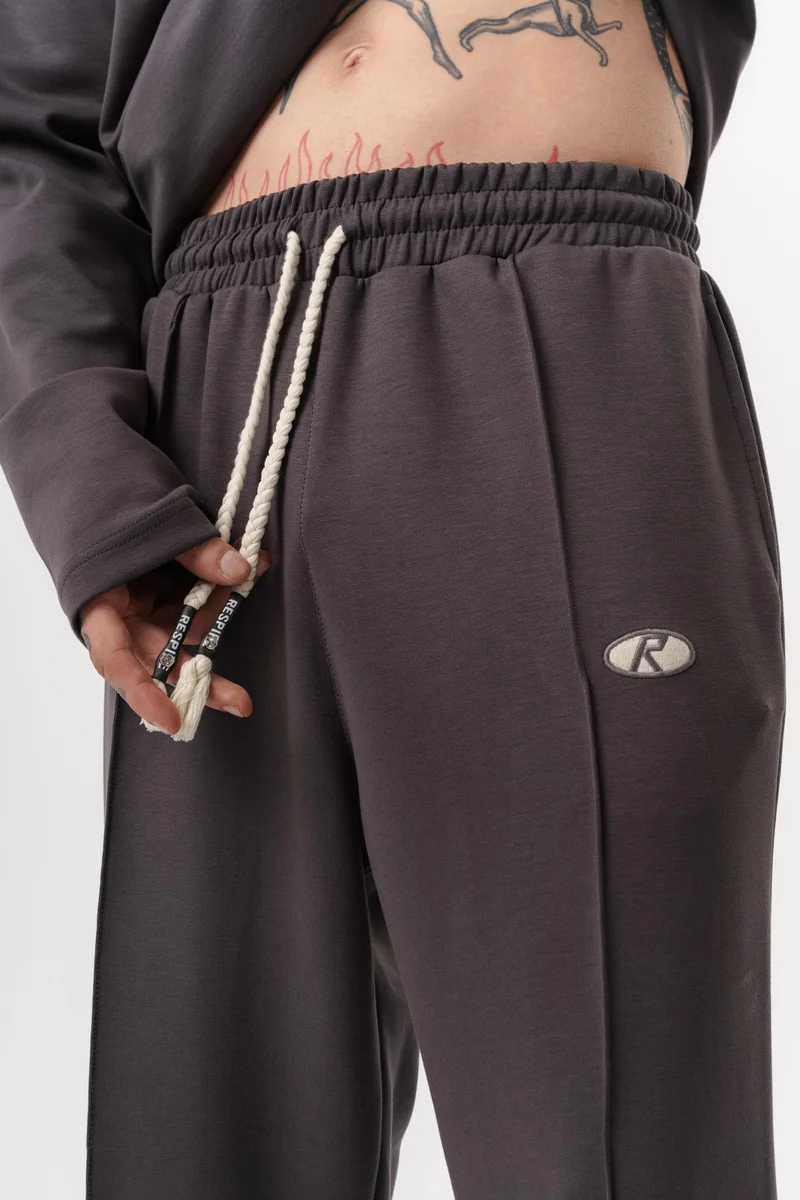 RESPIRE Men's Modal Baggy Sweatpants Smoke Grey (Füme)