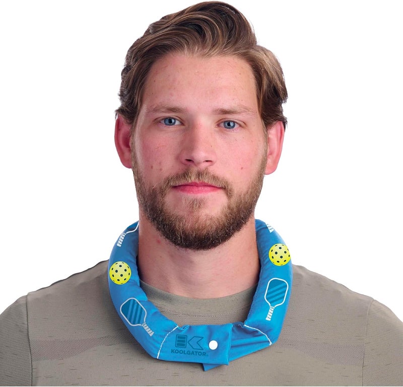 KOOLGATOR Evaporative Cooling Neck Wrap – Reusable Neck Cooler with Long Lasting Relief During Hot Weather Activities, Sports, & Outdoor Work, Pickleball, 3 Pack - Image 1