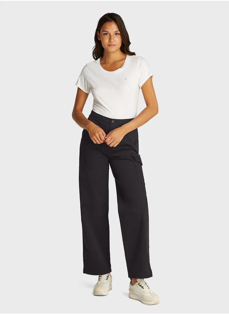Calvin Klein Jeans BRUSHED COTTON CARGO PANT